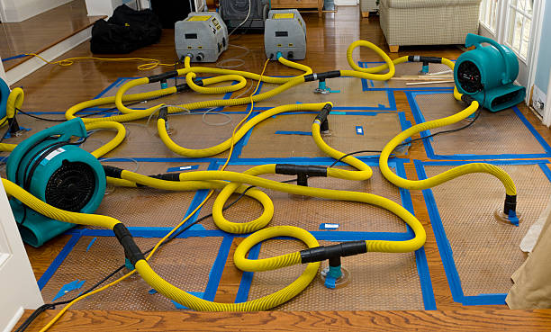 Professional Flood Damage Restoration technician working in Bangor, ME